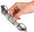 Magnetic Measuring Spoons Set Dual Sided Stackable Magnetic Spoons