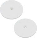 2Pcs White Acrylic Lazy Susan 6 Inch Turntable Organizer Bearings | Mini Lazy Susan, Small Lazy Susan Turntable, 360° Rotating Swivel Plate for Spice Rack, Cosmetic, Cake, Pantry, DIY Display