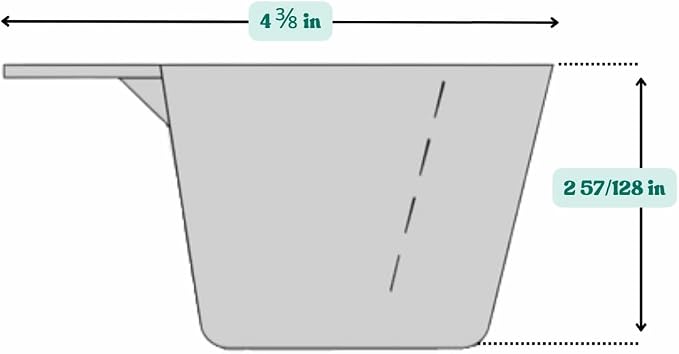 5 Oz. (2/3 Cup | 150 mL) Scoop for Coffee, Protein Powder, Pet Food, Spices, Grains and Dry Goods – Plastic Food-Grade, BPA-Free Measuring Cup (Pack of 25)