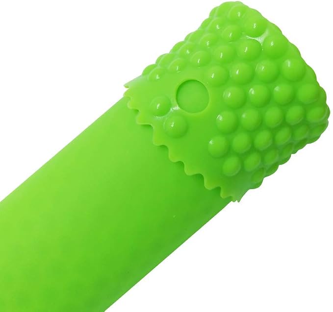 Sinnsally Garlic Peeler Skin Remover Roller Keeper,Easy Quick to Peeled Garlic Cloves with Silicone Tube Roller Garlic Peeling Kitchen Tool (Green,Red)
