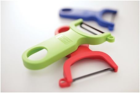KUHH RIKON, Red Original Swiss Peeler, Set of 1