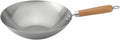 Helen's Asian Kitchen Carbon Steel Wok, 12-Inch Flat Bottom Stir Fry Pan