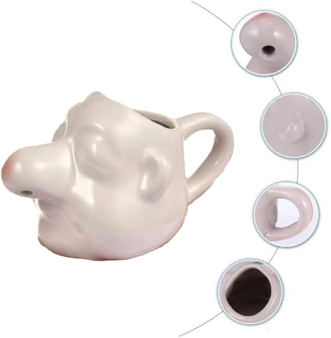 Funny Egg Separator, Ceramic Egg Yolk White Running Nose Separator Mug, Baking Gadget, Great Gift Choice