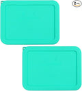 Sophico 6 Cup Rectangle Silicone Airtight Replacement Lid for Pyrex 7211-PC | Food Grade Silicone, Leakproof、Airtight Lids, Dishwasher Microwave Safe(2 pack)