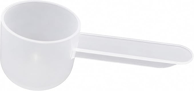 2 Teaspoon (2/3 Tablespoon | 10 mL) Short Handle Plastic Rounded Scoop for Coffee, Protein Powder, Pet Food, Spices, Grains, Dry Goods – Food-Grade BPA-Free (Pack of 1)