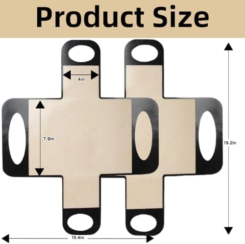2Pcs Reusable Silicone Bread Loaf Pan Liner - Premium Silicone Bread Sling for Dutch Oven, Perfect for Sourdough Baking Mat & Loaf Pans for Baking Bread 9x5 (4)