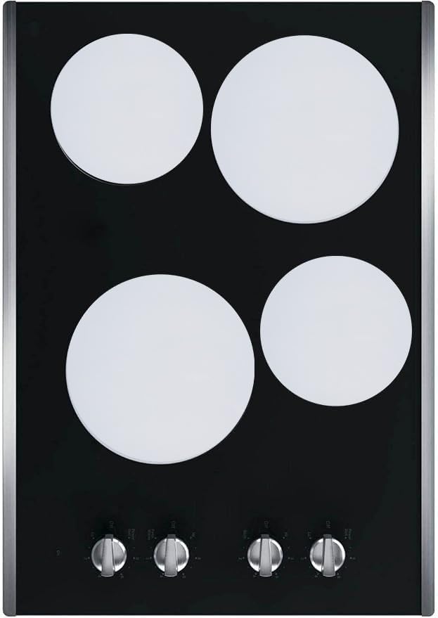 Kerixi Electric Stove Burner Covers Range Top For Expanding Counter Space Stovetop Decor (White)