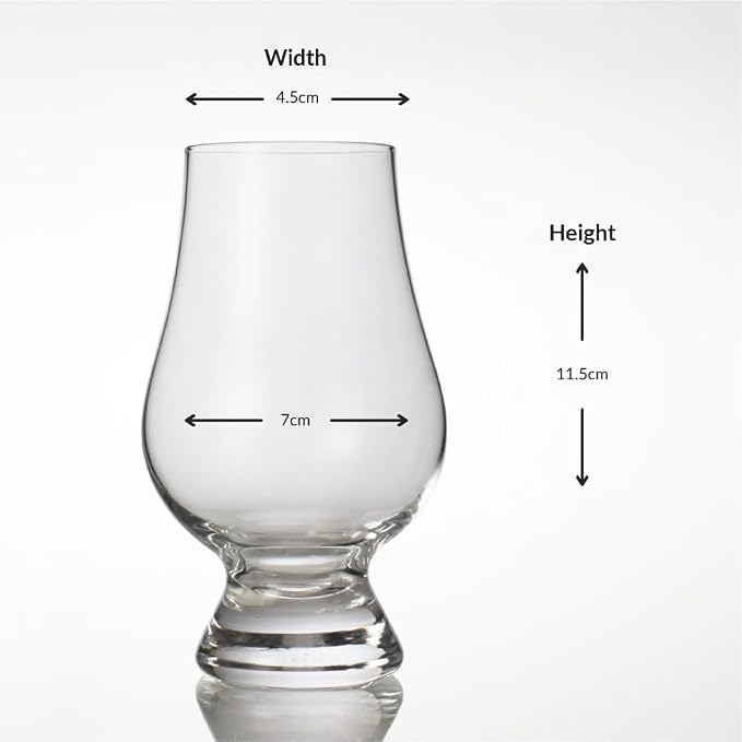 GLENCAIRN Whiskey Glass, Gift Set of 2 in Twin Carton | Glencairn Official Whisky Glass | Twin Pack