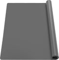 Ewen 25.6"x17.7"x0.08" Large Heat Resistant Silicone Mat for Kitchen Counter, 2mm Thick Countertop Protector Mat, Non-Stick Glass Top Stove Cover Pad for Appliances Coffee Maker Table Workbench Gray