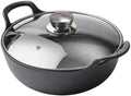 Cast Iron Wok with Handles (Wok with Lid 11" inch)