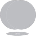 Multi-Purpose Silicone Original Microwave Mat | BPA Free, Food Grade Safe, Heat Resistant to 475°F, Dishwasher Safe - Splatter Guard, Hot Pad, Pot Holder, Minimize Mess,12 Inch, 2PCS (Grey)