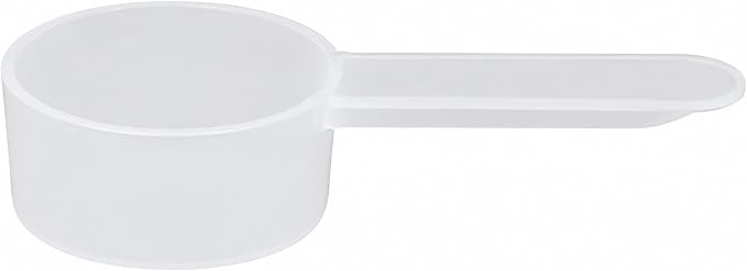 2 Tablespoon (1 Oz. | 6 Tsp | 29.6 mL) Short Handle Plastic Measuring Spoon for Coffee, Protein Powder, Spices, Grains, Dry Goods – Food-Grade BPA-Free (Pack of 5)