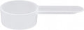 1 Teaspoon (1/3 Tablespoon | 5 mL) Short Handle Plastic Measuring Spoon for Coffee, Protein Powder, Pet Food, Spices, Grains, Dry Goods – Food-Grade BPA-Free (Pack of 5)