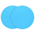 Silicone Microwave Mat 12 Inch, Non Stick Turntable Safe Baking Mat for Kitchen, Multi Purpose Heat Resistant Mat for Oven Trivet, Placemat 2 Pack(Blue)