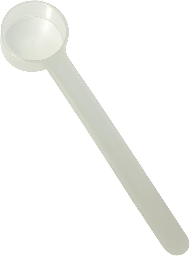 1 Tablespoon (1/2 Oz. | 3 Teaspoon | 14.8 mL) Long Handle Plastic Measuring Spoon for Coffee, Protein Powder, Spices, Grains, Dry Goods – Food-Grade BPA-Free (Pack of 1)