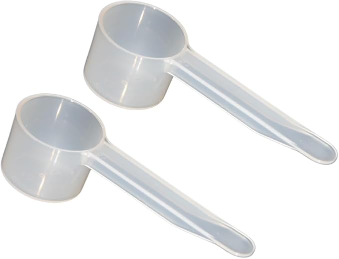 5 Gram Scoop for Creatine, Powders, Cooking, Recipes, Lab, Food Grade, Meets FDA Standards, USA Made - The Nature of Beauty Brand (2-Pack)