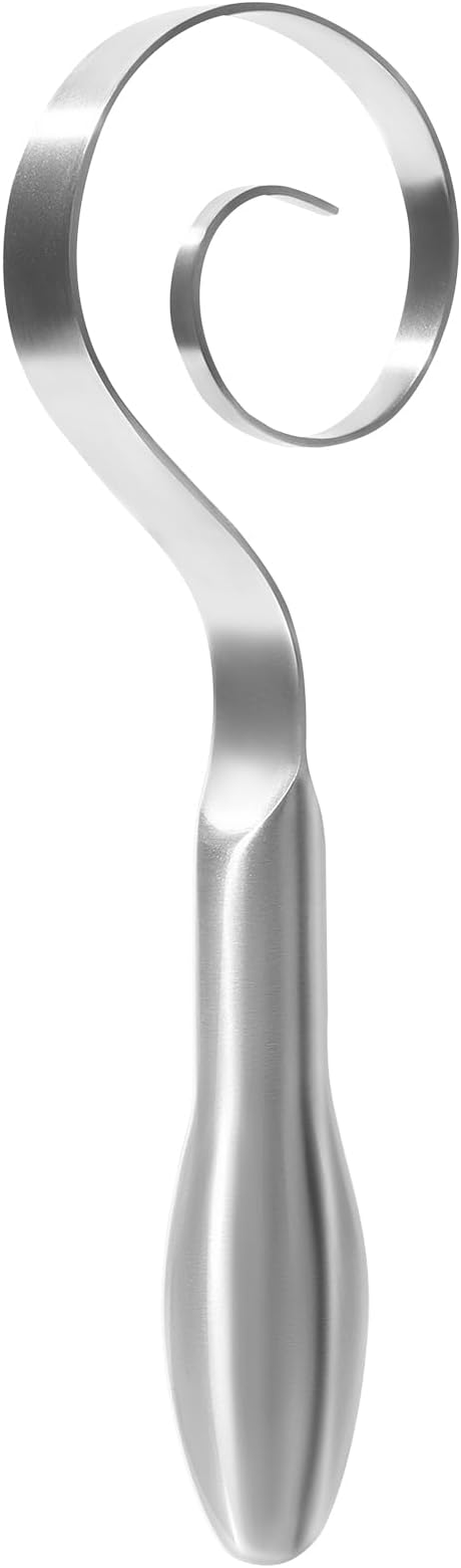 OYV Seamless Dough Whisk, 18/10 Stainless Steel, 9-Inch Danish Dough Whisk | Bread Whisk For Sourdough, Cookies, Pizza and Pastry, Ergonomic Grip, Dishwasher Safe, Easy To Clean