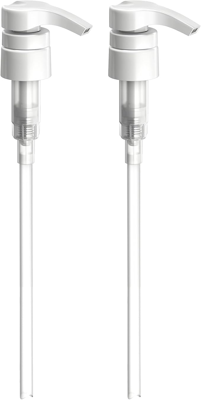 Bar5F Pumps for Shampoo and Conditioner Bottles, Salon-Brand Liters, 2 Pack | Professional-standard durability for salon-brand 1 L/33.8 oz bottles, 28/410 finish, 1-inch neck and 1.1-inch cap diameter