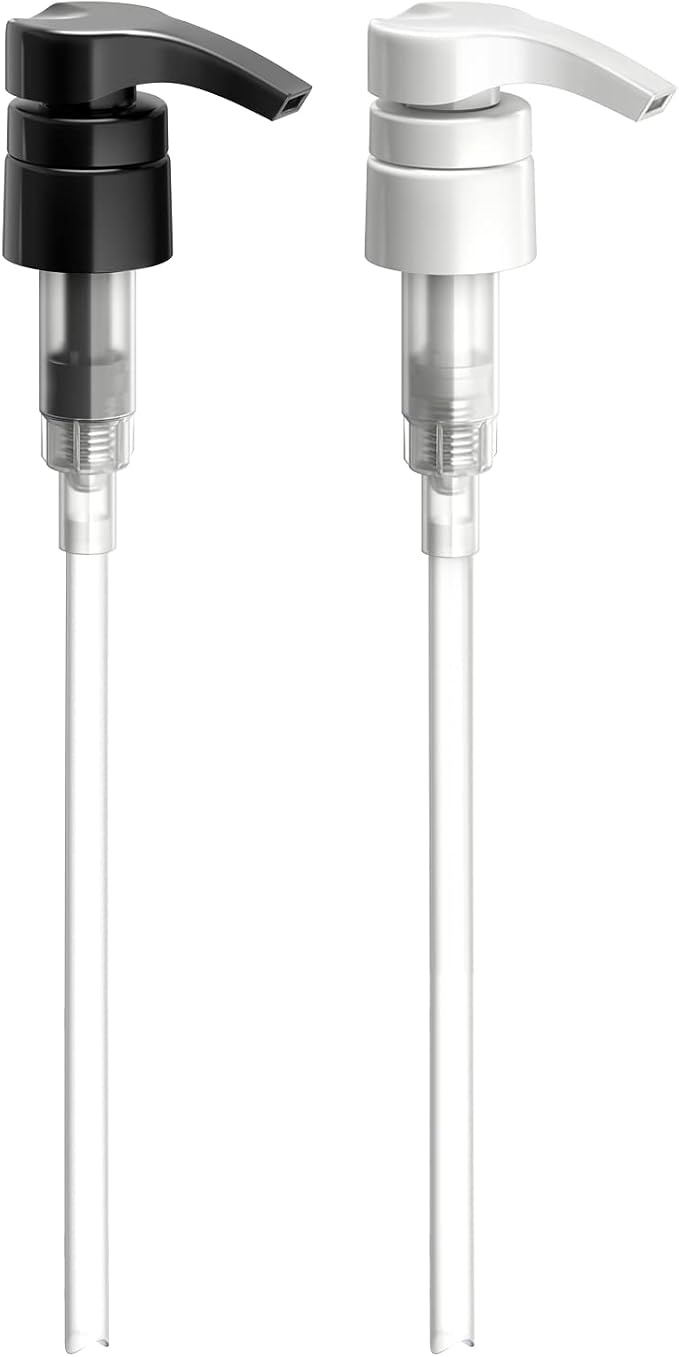 Bar5F Pumps for Shampoo and Conditioner Bottles, Salon-Brand Liters, 2 Pack | Professional-standard durability for salon-brand 1 L/33.8 oz bottles, 28/410 finish, 1-inch neck and 1.1-inch cap diameter