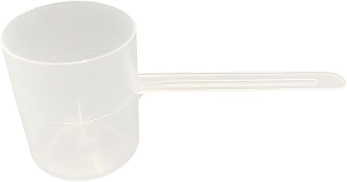 82 mL (82 CC | 2.77 Oz.) Long Handle Plastic Measuring Scoop for Coffee, Protein Powder, Pet Food, Spices, Grains, Dry Goods – Food-Grade BPA-Free (Pack of 100)