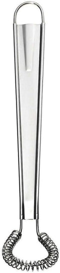 Best Utensils Stainless Steel Mini Egg Whisk Beater Handheld Milk Frother Foamer Foaming Creamy Coffee Mixer Spring Sauce Blender Kitchen Accessories, Pack of 2