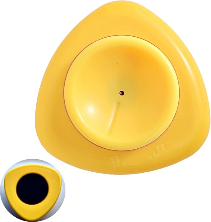 Jawbush Magnetic Egg Piercer for Hard Boiled Eggs - BPA-Free Plastic Egg Hole Puncher with Safety Lock - Prevent Shell Cracking & Easy Peeling Gadget for Meal Prep, Keto & Bento Box