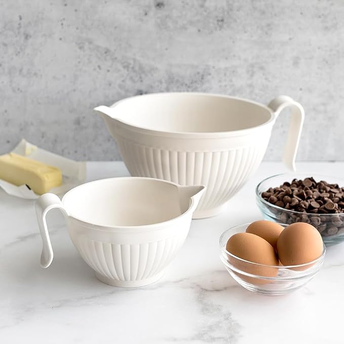 Nordic Ware Better Batter Bowl, White, 10 Cups