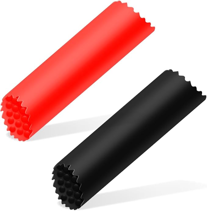 Garlic Peeler Silicone Garlic Skin Remover Roller Garlic Tube Rollers Skin Remover, Garlic Roller Peeling Tube Tool for Useful Kitchen Tools (Red)
