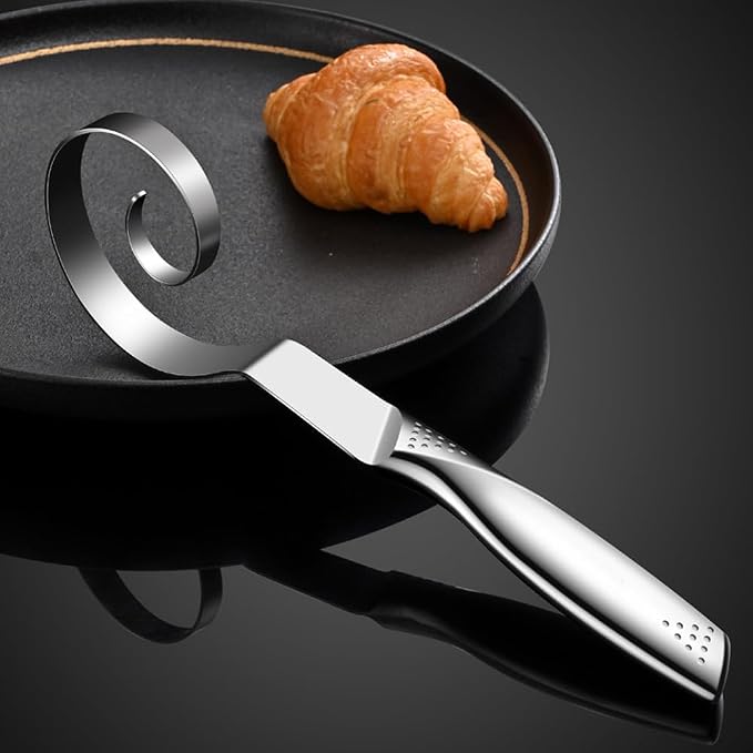 Seamless Danish Dough Whisk -10" Stainless Steel Dutch Bread Dough Whisk Tool for Sourdough Bread Baking, Whisking, Pizza, Pastry, Cake Batter, Biscuits,Dishwasher Safe