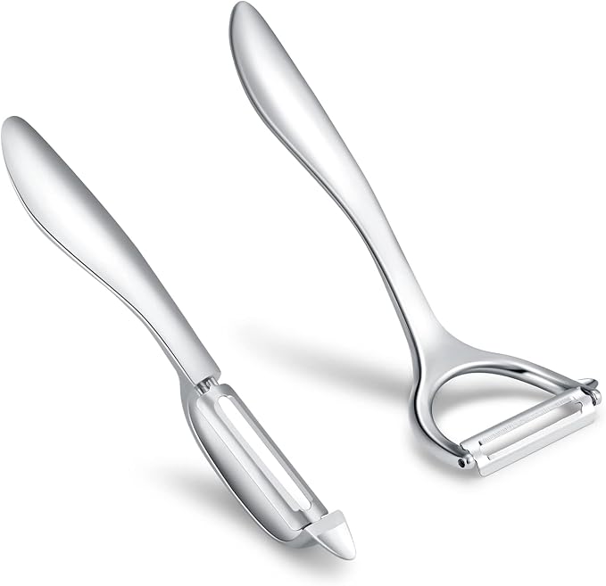 Set of 2 Stainless Steel Vegetable Peeler,Y-Shaped and I-Shaped Stainless Steel Peelers For Potatoes, All Fruits & Veggies¡­ | Set of 2,Y-Shaped and I-Shaped