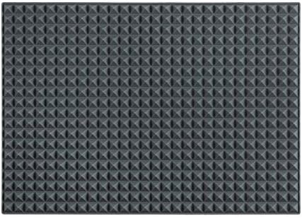 Colinda Silicone Dish and Cup Drying Mat - Extra Large Trivet for Hot Dishes, Large Size Hot Pots and Pads Coming Directly Out from the Stove or Oven,Drain Board,16" x 11.5",Grey