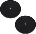 2Pcs Black Acrylic Lazy Susan 7 Inch Turntable Organizer Bearings | Mini Lazy Susan, Small Lazy Susan Turntable, 360° Rotating Swivel Plate for Spice Rack, Cosmetic, Cake, Pantry, DIY Display