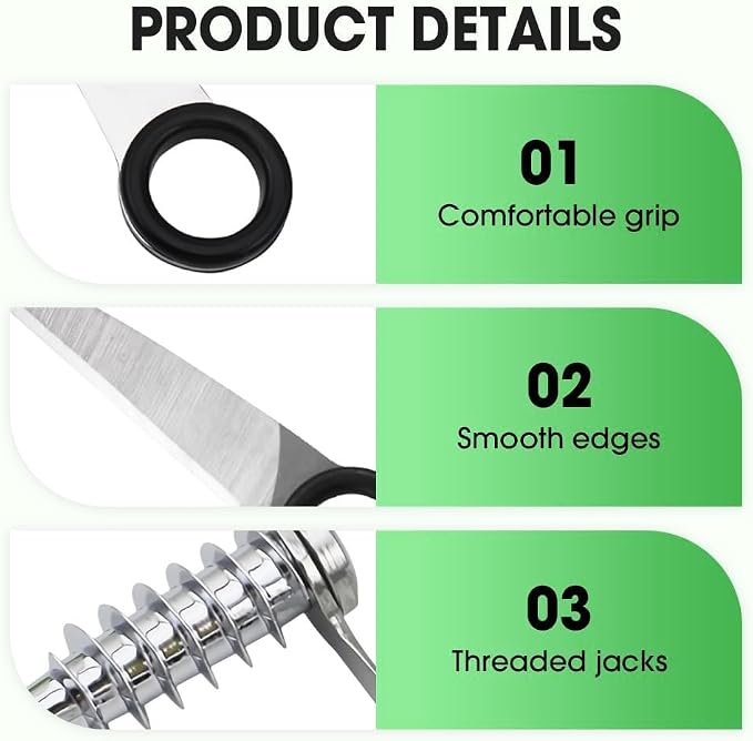 Stainless Steel Egg Spiral Slicer for Boiled Eggs, Potato, Tomato, Vegetables, Cucumbers and Carrots (2PCS)