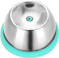 Jawbush Stainless Steel Egg Piercer for Hard Boiled Eggs - Heavy Duty Egg Hole Puncher with Safety Retractable Pin & Non-Slip Base, Prevent Cracking & Easy Peel Tool for Meal Prep, Keto & Bento, Blue