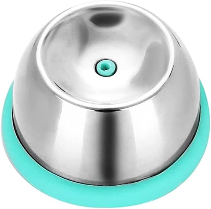 Jawbush Stainless Steel Egg Piercer for Hard Boiled Eggs - Heavy Duty Egg Hole Puncher with Safety Retractable Pin & Non-Slip Base, Prevent Cracking & Easy Peel Tool for Meal Prep, Keto & Bento, Blue