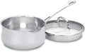 Cuisinart 419-18P 2-Quart Pour Saucepan with Cover Contour Cookware, Stainless Steel