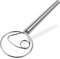 Maxjoy Danish Dough Whisk Stainless Steel for Sourdough Bread | Dutch Dough Hook, Replaces Dough Mixer Spoon & Stick, Food Grade & Rust Resistant, Easy Clean & Dishwasher Safe, Baking Tool