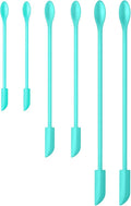 Silicone Spatula Set 6Pcs, Mini Jar Scraper for Makeup & Food | Mini spatulas reach every last drop in jars and bottles, reducing waste for food, cosmetics and personal care products.