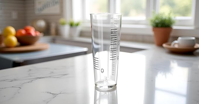 Plastic Measuring Cup for evoloop 6 egg capacity Egg Cooker, 8 Oz Measuring