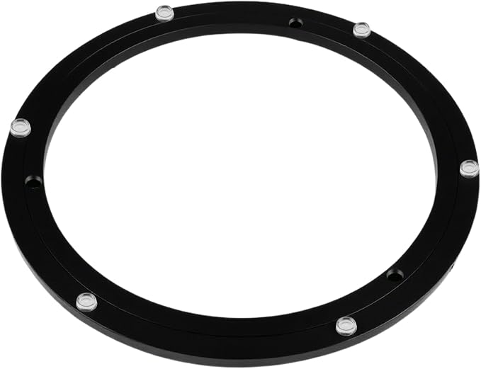 12 Inch Lazy Susan Hardware Heavy Duty Metal Rotating Hardware Turntable Bearing Ring 300mm Turntable Lazy Susan Parts Mechanism for Cabinets,Table Top and Craft (Base Only, Black)