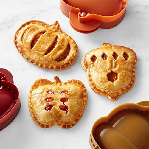 Dough Presser Pocket，Mini Pie Molds,One-Handed Cookie Maker, 3 Shape Christmas Handmade Pie Molds. (Autumn hand-dispatched)