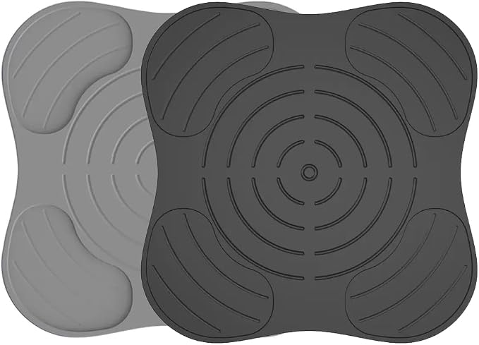 2 Pack Silicone Trivet for Hot Air Fryer, Heat-Resistant Pot Lid Mat | Compatible with Ninja Crispi, Easy to Clean, Table Surface Protection(10.8x10.6 Inch)