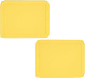 6 Cup Rectangle Silicone Storage Cover Lids Replacement for Pyrex 7211-PC Glass Bowls, (Container not Included) 2 Pack, Microwave, Dishwasher and Freezer Safe
