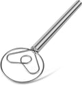 TEEVEA Danish Dough Whisk Stainless Steel for Sourdough Bread | Dutch Dough Hook, Replaces Hand Mixer and Spoon, Bread Baking Tool, Food Grade Rust Resistant Steel, Non-Stick, Easy to Clean