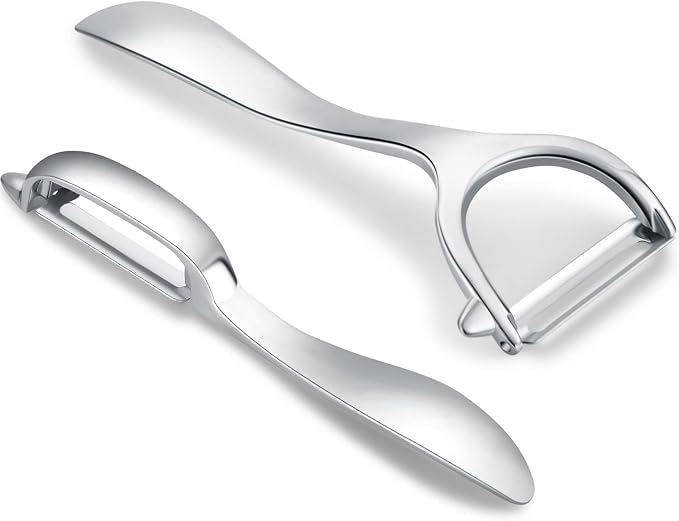 Set of 2 Stainless Steel Vegetable Peeler,Y-Shaped and I-Shaped Stainless Steel Peelers For Potatoes, All Fruits & Veggies¡­ | Set of 2,Y-Shaped and I-Shaped