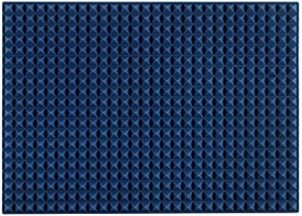 Colinda Silicone Dish and Cup Drying Mat - Extra Large Trivet for Hot Dishes, Large Size Hot Pots and Pads Coming Directly Out from the Stove or Oven,Drain Board,16" x 11.5",Navy Blue