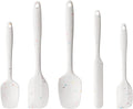 Silicone Spatula Set,5 Piece Food Grade Rubber Spatulas,Candy Color | Spatulas Silicone Heat Resistant for Baking,Cooking,and Mixing High Heat Resistant Non Stick Dishwasher Safe BPA-Free