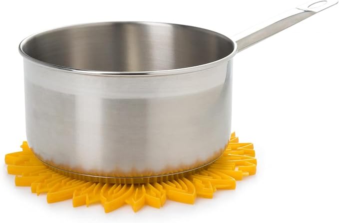 Charles Viancin Silicone Sunflower Trivet, 6-Inch