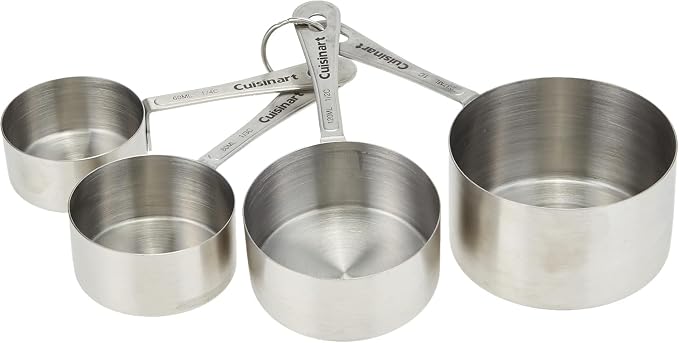 Cuisinart CTG-00-SMC Stainless Steel Measuring Cups, Set of 4