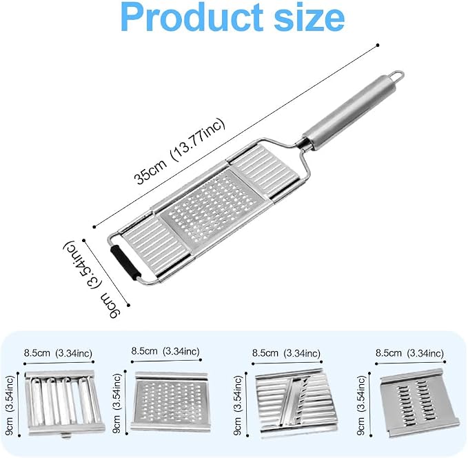 Multi-Purpose 2024 Upgrade Slicer Set, Cuts Set for Cheese, Fruit and Vegetables (3 Blades)